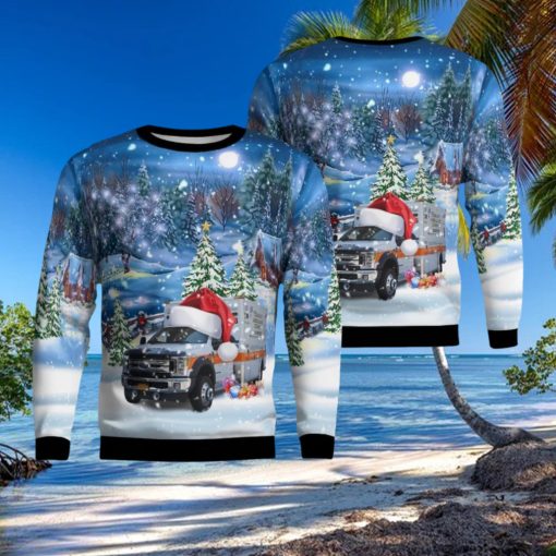 Sayville, New York, Community Ambulance Company AOP Ugly Sweater Xmas Christmas Gift