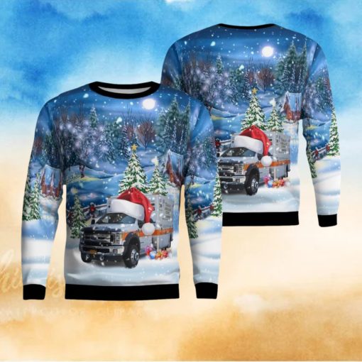 Sayville, New York, Community Ambulance Company AOP Ugly Sweater Xmas Christmas Gift