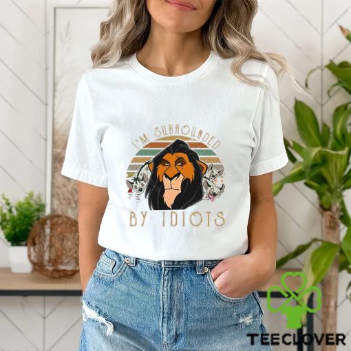 Scar Surrounded by Idiots Lion King Vintage Shirt Great Gift Ideas