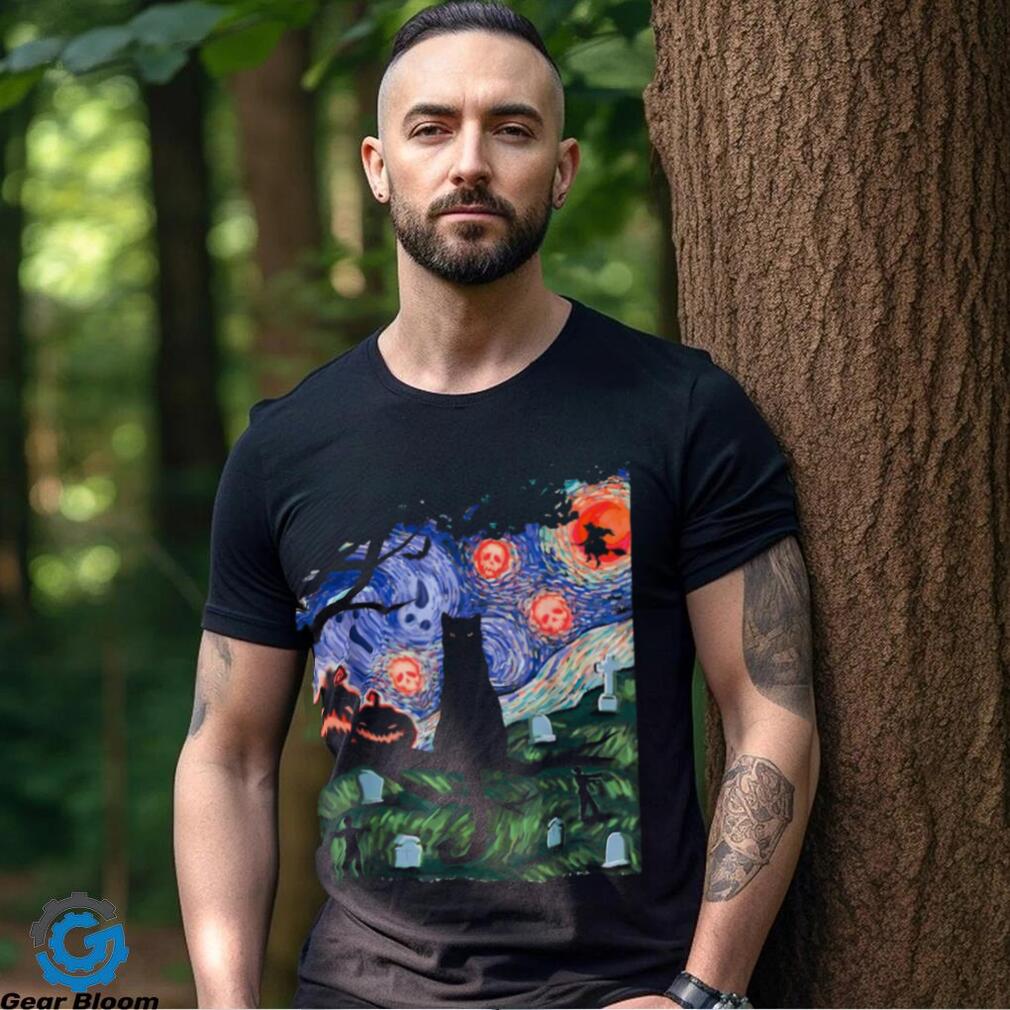Scary Night Cat Classic T Shirt Scary Night Cat Classic T Shirt
