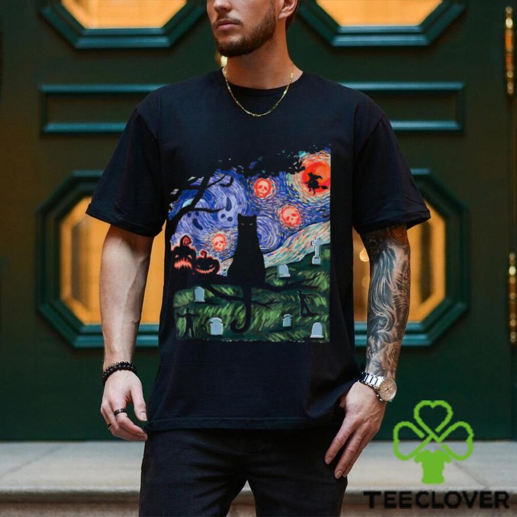 Scary Night Cat Classic T Shirt Scary Night Cat Classic T Shirt