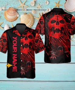 Scary Skull Screaming Personalized Hawaiian Shirt Style Gift