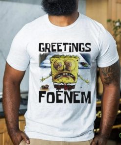 Scary SpongeBob SquarePants greetings foenem 2024 shirt