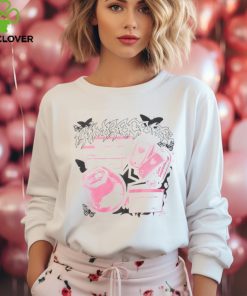 Scene Queen Bimbocore Y2K Crop White Camiseta de chica Shirt