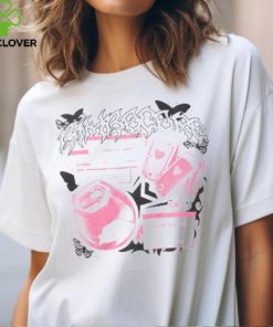 Scene Queen Bimbocore Y2K Crop White Camiseta de chica Shirt