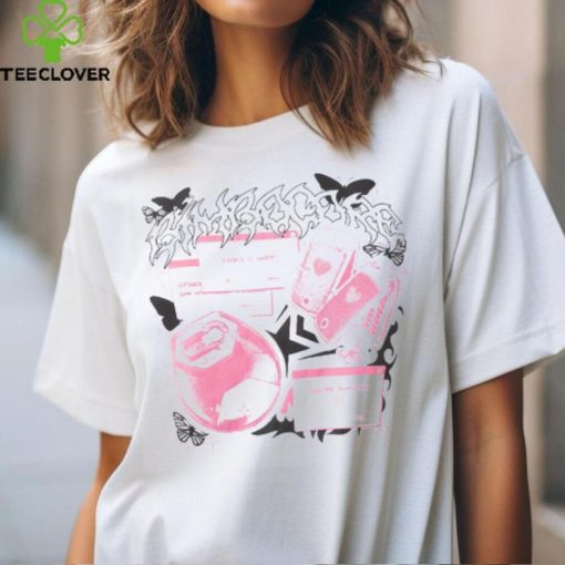 Scene Queen   Bimbocore Y2K Crop White   Camiseta de chica Shirt