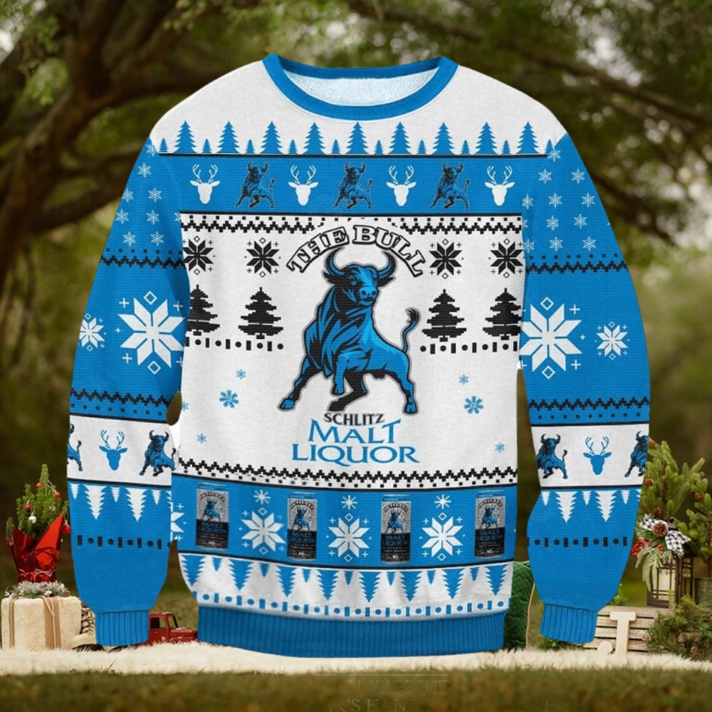 Schiltz Malt Liquor Ugly Christmas Sweater, Gift for Christmas Holiday Schiltz Malt Liquor Ugly Christmas Sweater, Gift for Christmas Holiday