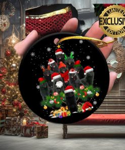 Schipperke Christmas Tree Lights 2023 Xmas Holiday Gifts For Dog Lovers Christmas Decorations Ornament