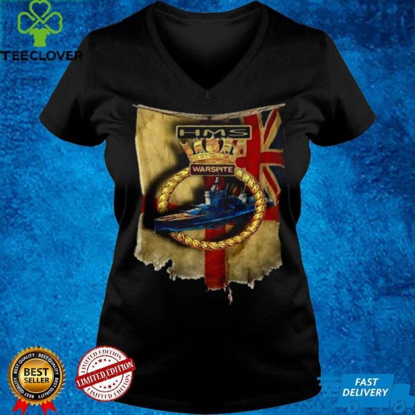 Schlachtschiff Warspite Royal Navy Union Jack T shirt