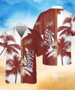 Schlitz Beer Palm Tree All Over Print Hawaiian Shirt