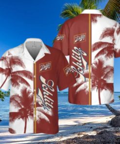 Schlitz Beer Palm Tree All Over Print Hawaiian Shirt