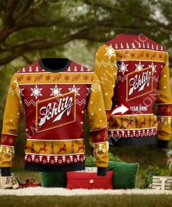 Schlitz Beer Personalized Christmas Sweater Jumpers