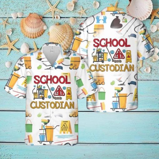 School Custodian Hawaiian Shirt