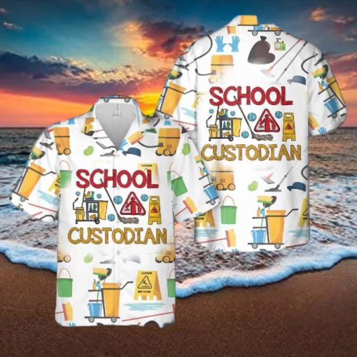 School Custodian Hawaiian Shirt