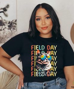 School Field Day Vibes Summer 2024 Cat Teachers Shirt