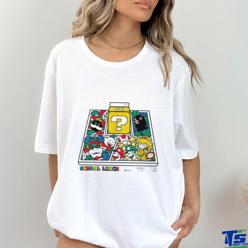 School Lunch Mario Bros game shirt School Lunch Mario Bros game shirt
