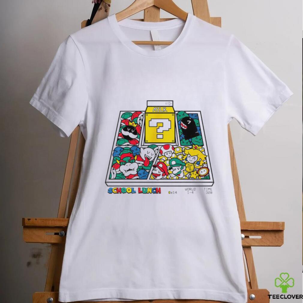School Lunch Mario Bros game shirt School Lunch Mario Bros game shirt