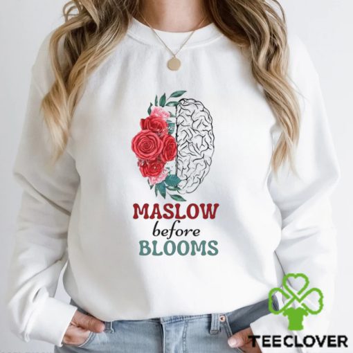 School Psychologist Shirt Maslow Before Bloom Sped Teacher Unisex