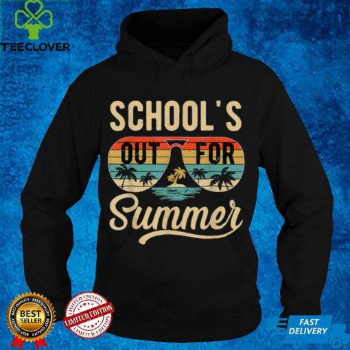 Schools Out For Summer Teacher Sunglasses Last Day Of School T Shirt