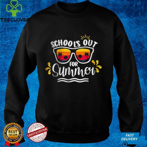 Schools Out For Summer Vintage Sunglasses For Teacher T Shirt