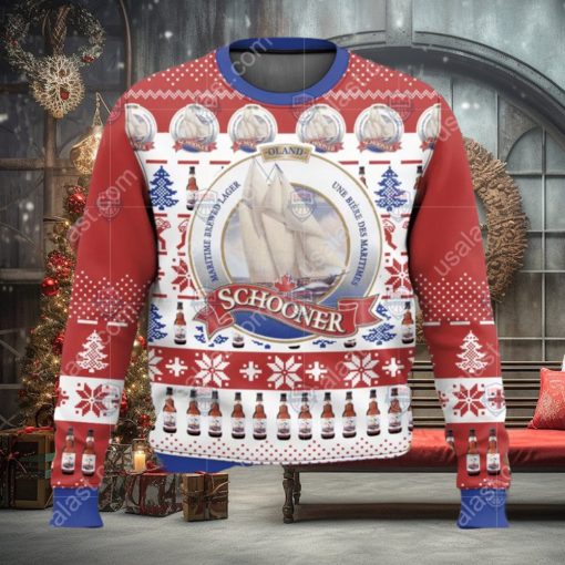 Schooner Beer Ugly Christmas Sweater