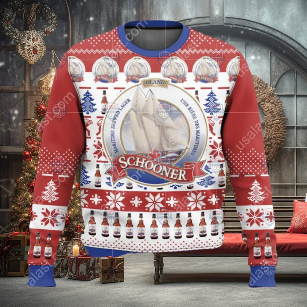 Schooner Beer Ugly Christmas Sweater Schooner Beer Ugly Christmas Sweater