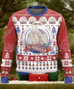 Schooner Beer Ugly Christmas Sweater