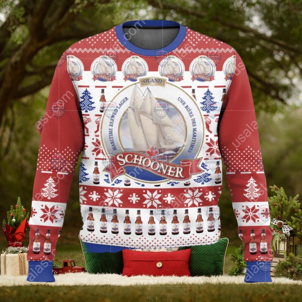 Schooner Beer Ugly Christmas Sweater Schooner Beer Ugly Christmas Sweater