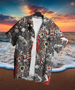 Scizor Skarmory Hawaiian Shirt