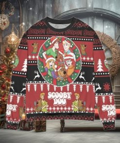 Scooby Doo Christmas Pine Tree Womens Ugly Sweater
