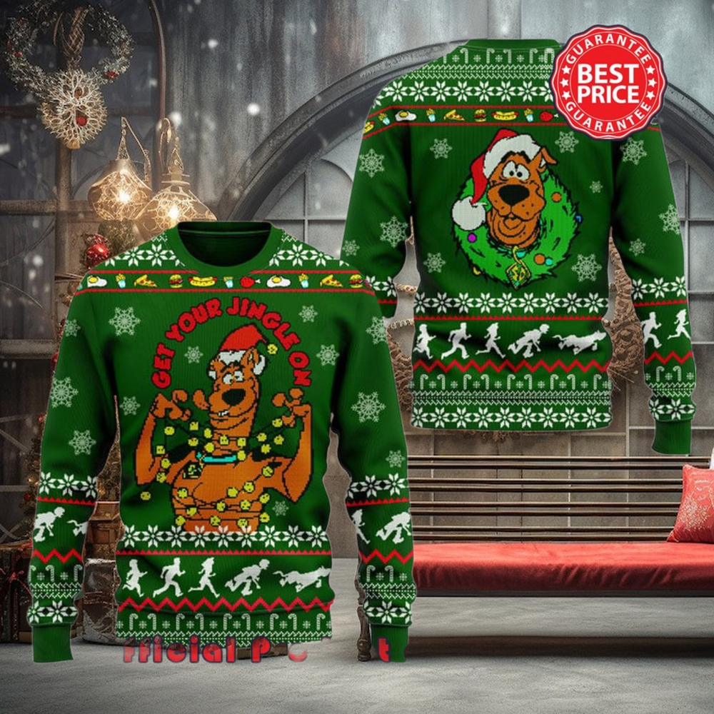 Scooby Doo Get Your Jingle On Ugly Christmas Sweater Scooby Doo Get Your Jingle On Ugly Christmas Sweater