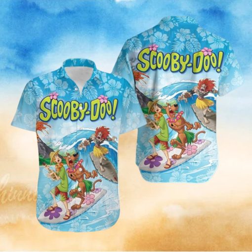 Scooby Doo Hawaiian Shirt, Scooby Doo And Shaggy Rogers Summer Vacation Shirt