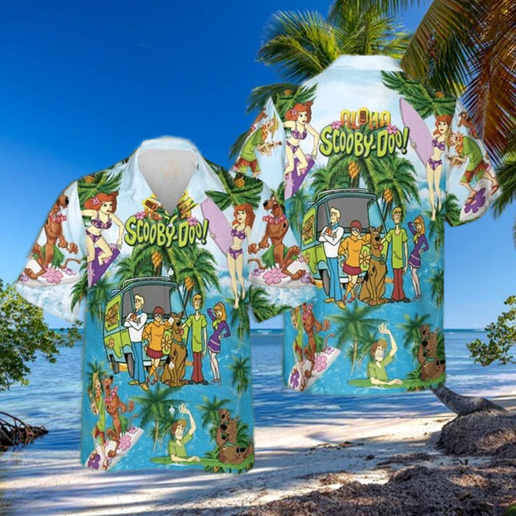Scooby Doo On Vacation hawaiian shirt Scooby Doo On Vacation hawaiian shirt