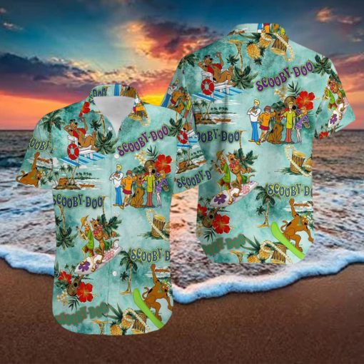 Scooby Doo Tropical Hawaiian Shirt Aloha Shirt