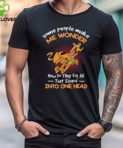 Scooby Doo some people make me wonder how do they fit all that stupid into one head hoodie, sweater, longsleeve, shirt v-neck, t-shirt