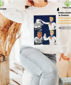 Scooby doo mask reveal Trump agenda 47 is project 2025 shirt