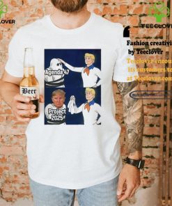Scooby doo mask reveal Trump agenda 47 is project 2025 shirt
