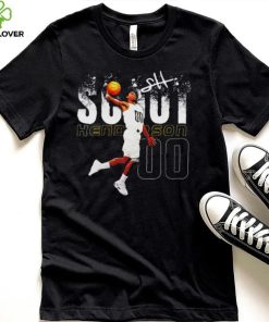 Scoot Henderson professional basketball player Portland Trail Blazers number 00 signature shirt