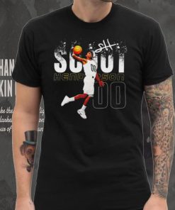 Scoot Henderson professional basketball player Portland Trail Blazers number 00 signature shirt 3 Scoot Henderson professional basketball player Portland Trail Blazers number 00 signature shirt
