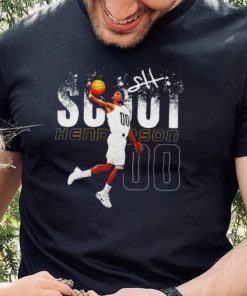 Scoot Henderson professional basketball player Portland Trail Blazers number 00 signature shirt 4 Scoot Henderson professional basketball player Portland Trail Blazers number 00 signature shirt