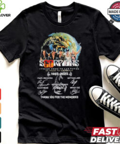 Scorpions Coming Home To Las Vegas 60 Years Of 1965 2025 Thank You For The Memories Signatures Shirt