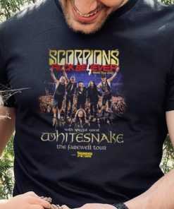 Scorpions Rock Believer World Tour 2022 Whitesnake Rock Believer North American Tour Unisex T Shirt