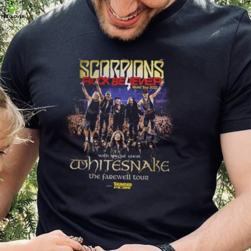 Scorpions Rock Believer World Tour 2022 Whitesnake Rock Believer North American Tour Unisex T Shirt