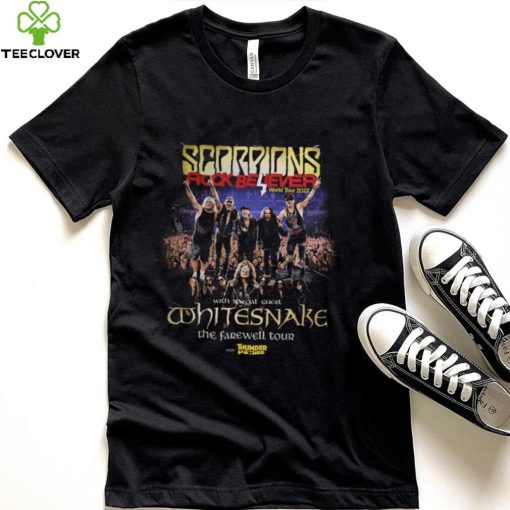 Scorpions Rock Believer World Tour 2022 Whitesnake Rock Believer North American Tour Unisex T Shirt