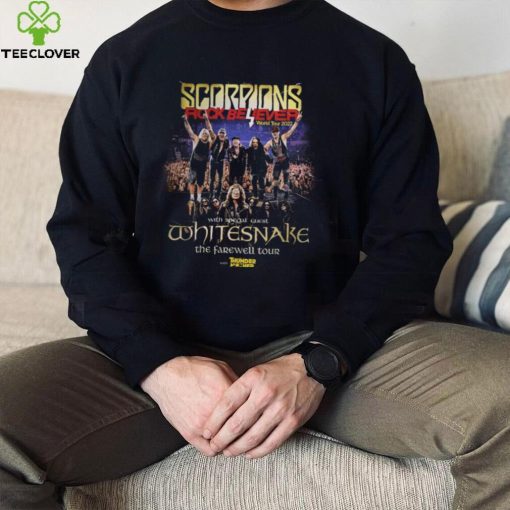 Scorpions Rock Believer World Tour 2022 Whitesnake Rock Believer North American Tour Unisex T Shirt