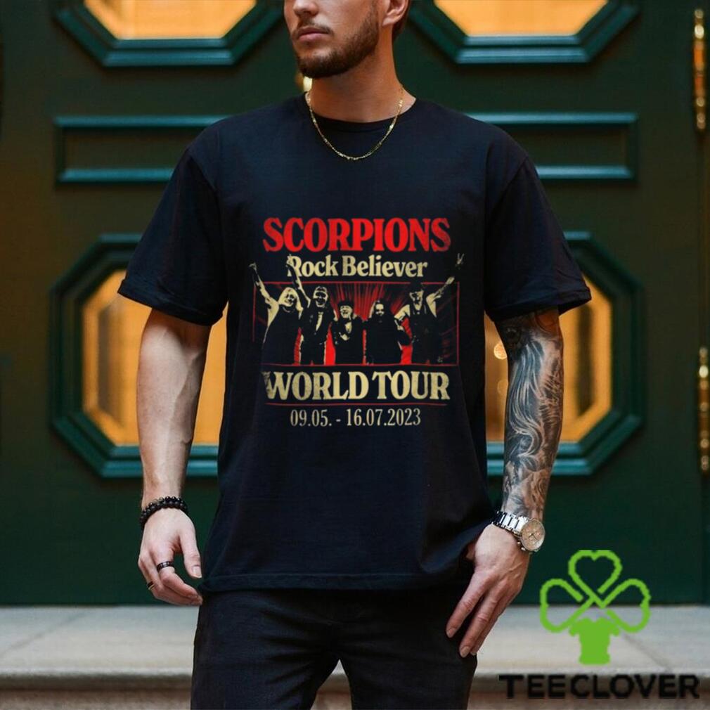 Scorpions Rock Believer World Tour 2023 Photo Shirt Scorpions Rock Believer World Tour 2023 Photo Shirt