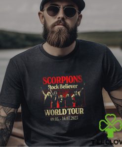 Scorpions Rock Believer World Tour 2023 Photo Shirt 2 Scorpions Rock Believer World Tour 2023 Photo Shirt