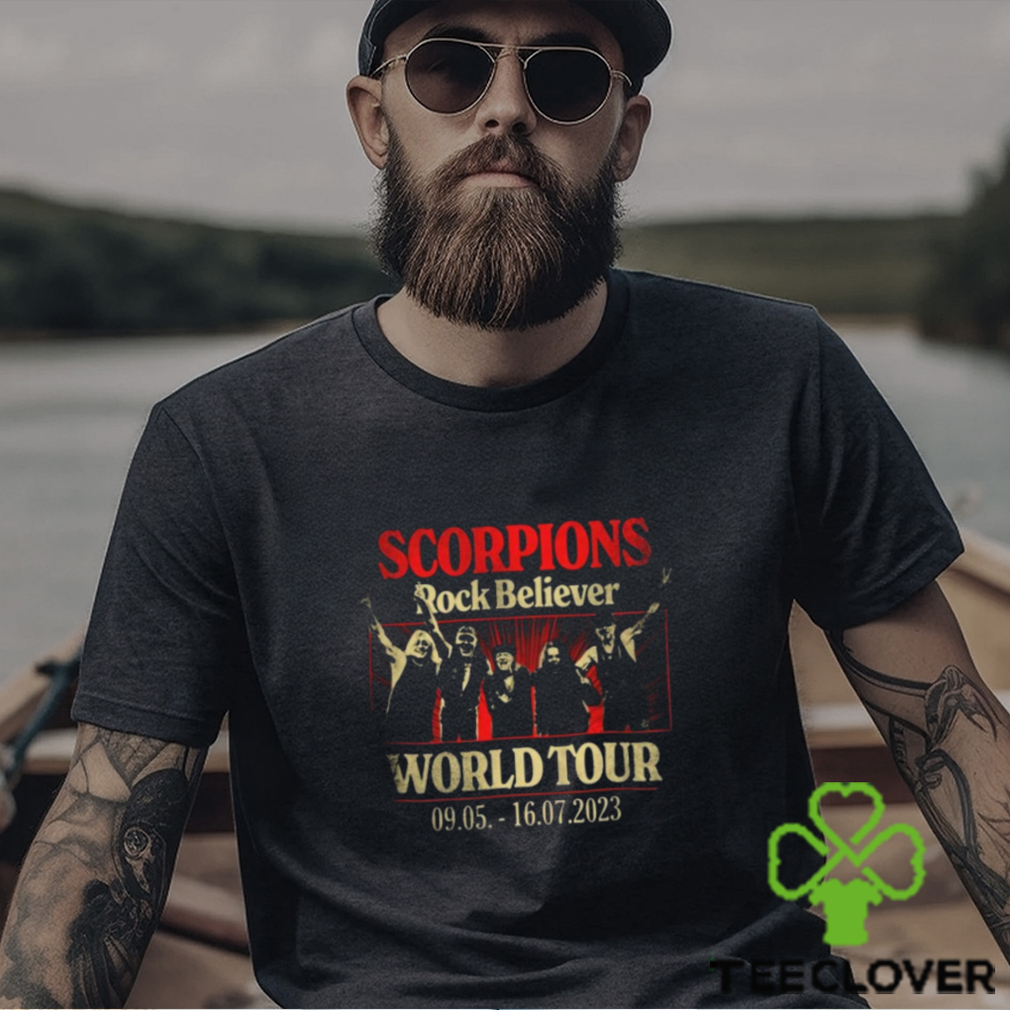 Scorpions Rock Believer World Tour 2023 Photo Shirt Scorpions Rock Believer World Tour 2023 Photo Shirt