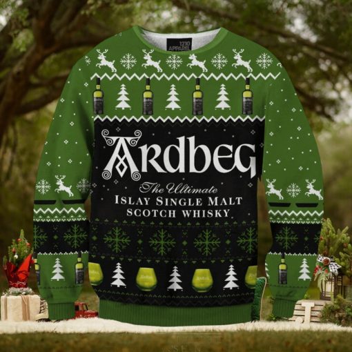 Scotch Ardbeg 3D Printed Christmas Sweater