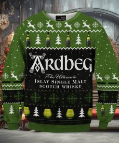 Scotch Ardbeg 3D Printed Christmas Sweater